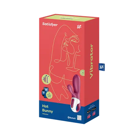 Vibrator sa funkcijom grejanja satisfier Hot Bunni sa