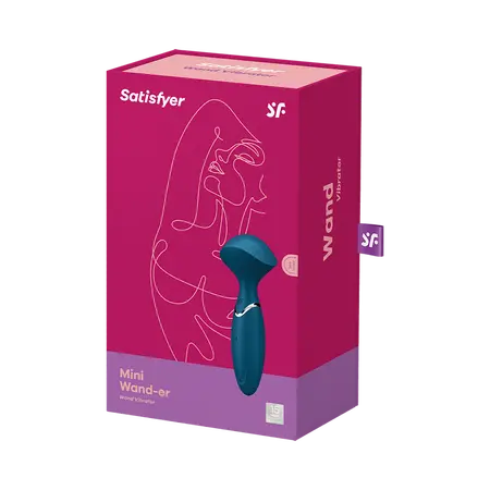Vibracioni masažer satisfyer mini wand-er blue sa