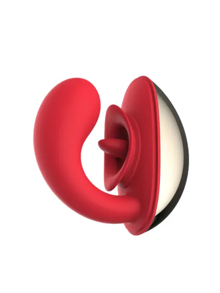 Vaginalno-klitoralni vibrator sa sv slučajem za skladištenje