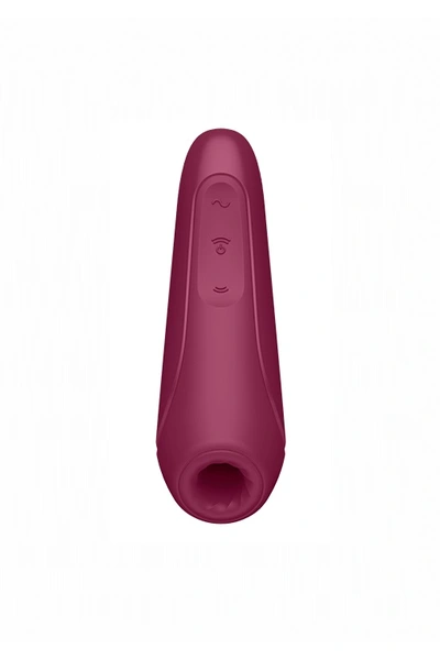 Vakuumski masažer sa vibracijama Satisfyer Curvy 1 Plus Rose Red 001821SA