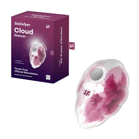 Vakuumski masažer Satisfyer Cloud Dancer red 049687SA