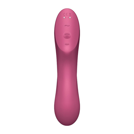Vakuumski masažer Satisfyer Curvy Trinity 3 Red 036526sa