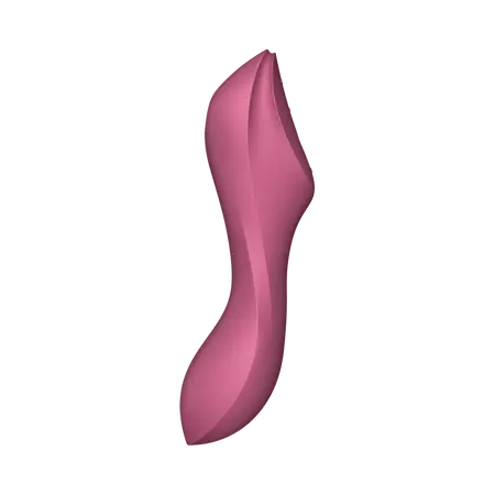 Vakuumski masažer Satisfyer Curvy Trinity 3 Red 036526sa