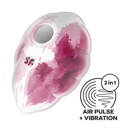 Vakuumski masažer Satisfyer Cloud Dancer red 049687SA