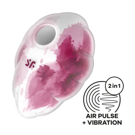 Vakuumski masažer Satisfyer Cloud Dancer red 049687SA
