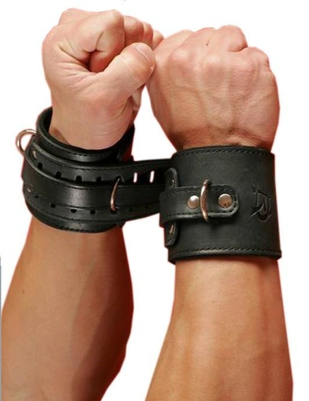 BDSM lisice od kože bez kopče (Šifra: p297)