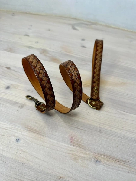 Reljefni kožni povodac