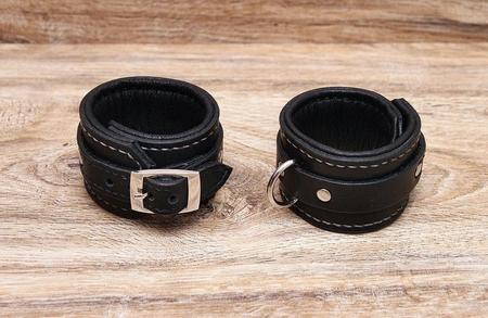 Ručno rađene lisice od prave kože