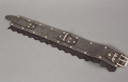 BDSM ogrlica sa čipkom na bravi (Šifra: p2991)