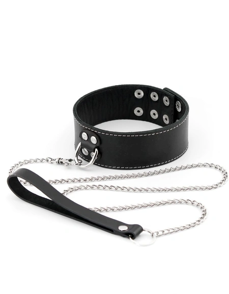 Kožna bdsm ogrlica 18+ za muškarce i žene