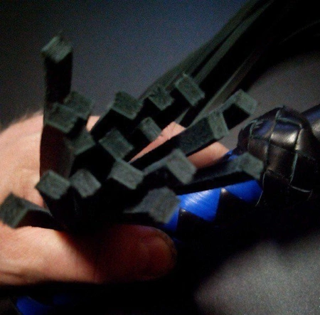 Pleteni floger od remenske kože