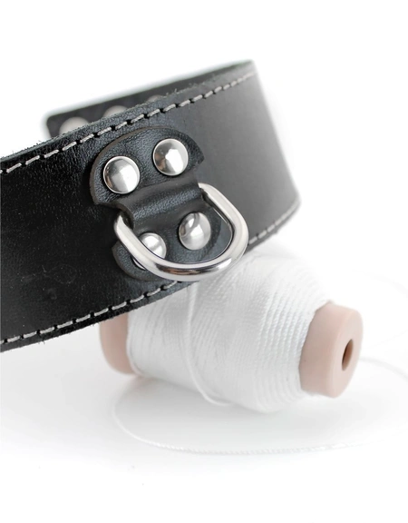 Kožna bdsm ogrlica 18+ za muškarce i žene