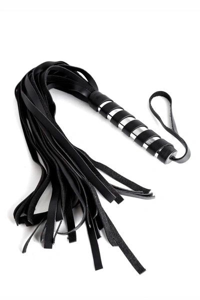 Pletenica: bdsm pletenica kožna crna 60 cm