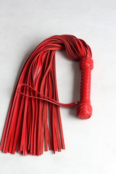 Pleteni flogger crveni 50 repova od 55cm