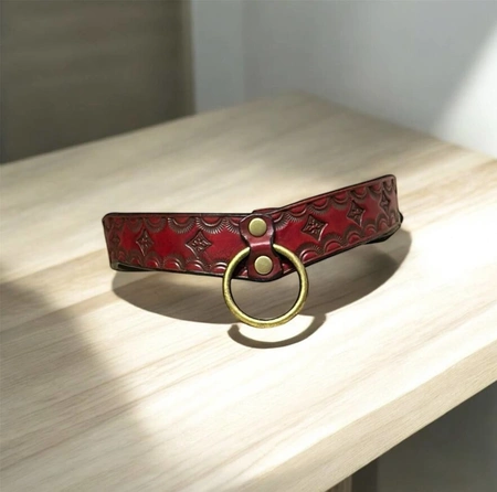 Čoker od prave reljefne kože