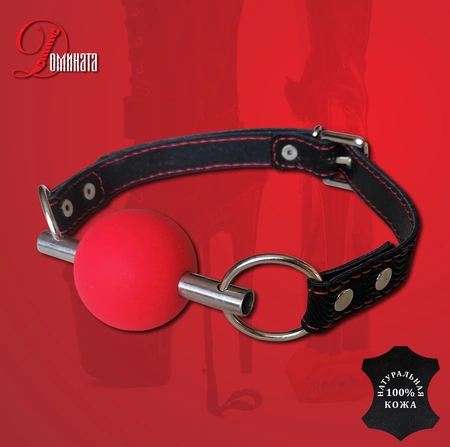 Geg kožna crna sa crvenim firmverom Dominata