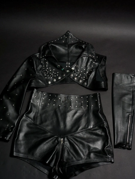 Komplet za igranje uloga: kožni bdsm kostim