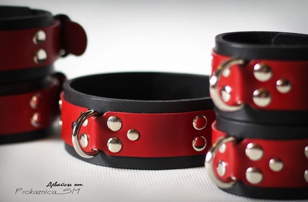 Bondažni komplet: naruči, ponoži, ogrlica