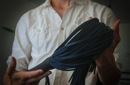 Flogger (pletenica) od prave kože (90 repova)