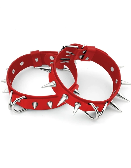 Bdsm sexualna ogrlica za igranje uloga sa šiljcima i povodcem