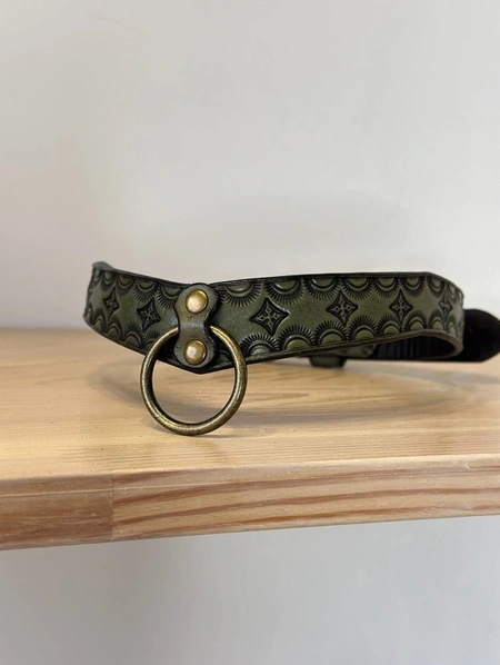 Čoker od prave reljefne kože