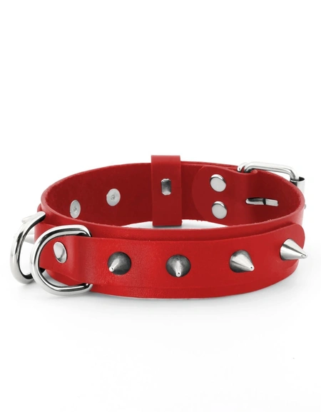 Bdsm sexualna ogrlica za igranje uloga sa šiljcima i povodcem