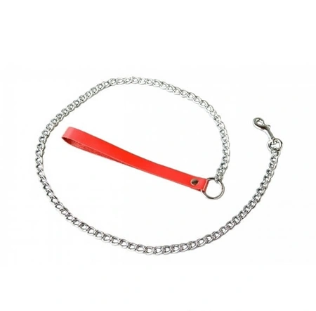 BDSM set klasika crveni lak (okovratnik, ponoji, narukvice)