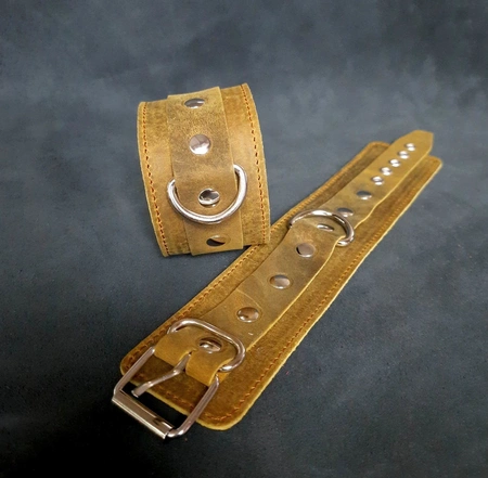 BDSM lisice od prave kože