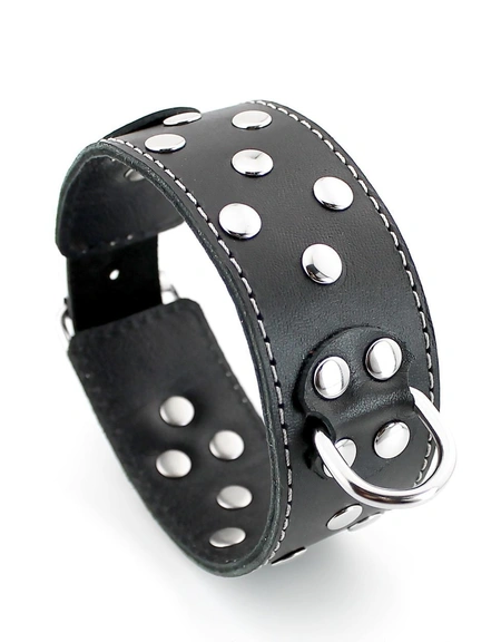 Erotska ogrlica od prave kože bdsm za odrasle