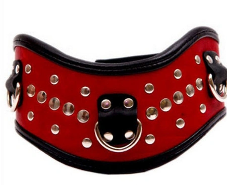 BDSM ogrlica (crvena, crna) (Kod: P27, p27a)
