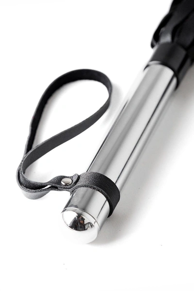 Pleteni bdsm pleteni kožni crni 55 cm