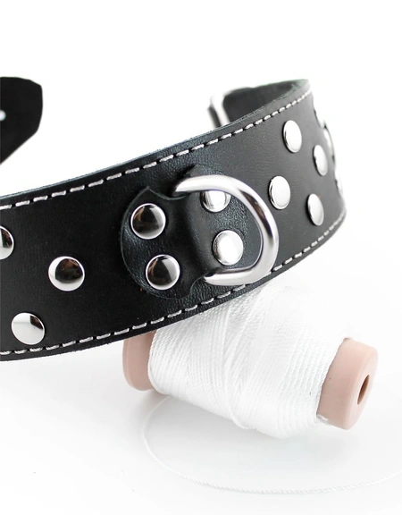 Erotska ogrlica od prave kože bdsm za odrasle