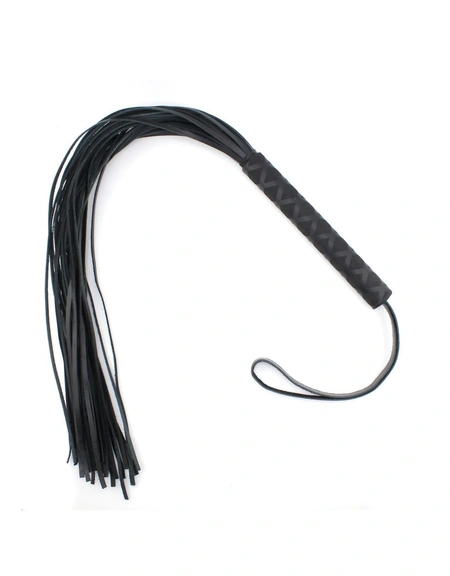 Bdsm pletenica - kožna crna pletenica 18 + za igranje uloga