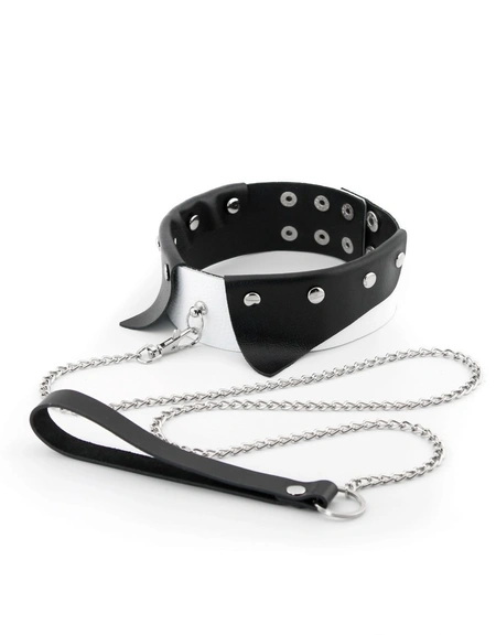 Ogrlica Erotic ovratnik-Choker sa povodcem za BDSM