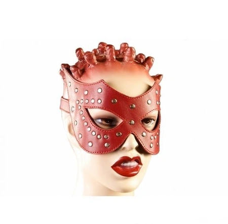 BDSM maska naočare crna (crvena) P33 (P33a)