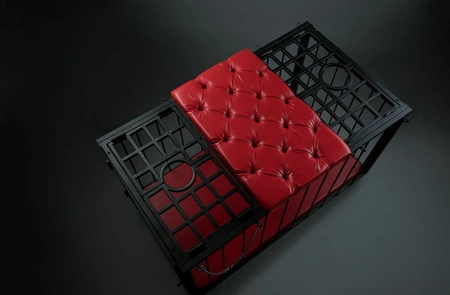 BDSM kavez Tvinnei Black / BDSM nameštaj