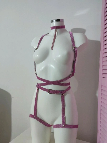 Kristalni portupea rhinestones Srebrna oko struka za fotosesiju