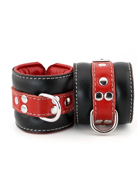 Lisice bdsm meka dual laier premium