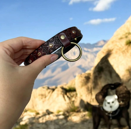 Čoker od kože od prave kože