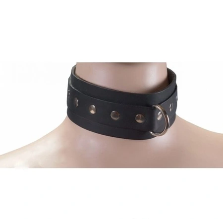 BDSM ogrlica od prave kože (Šifra: p282)
