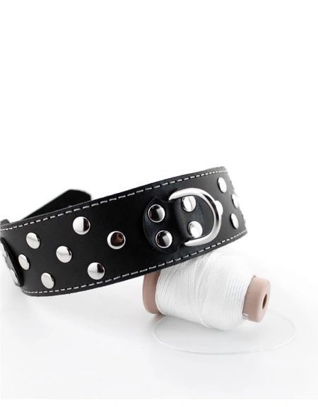 Erotska ogrlica od prave kože bdsm za odrasle