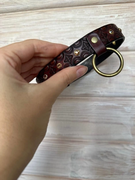 Čoker od kože od prave kože