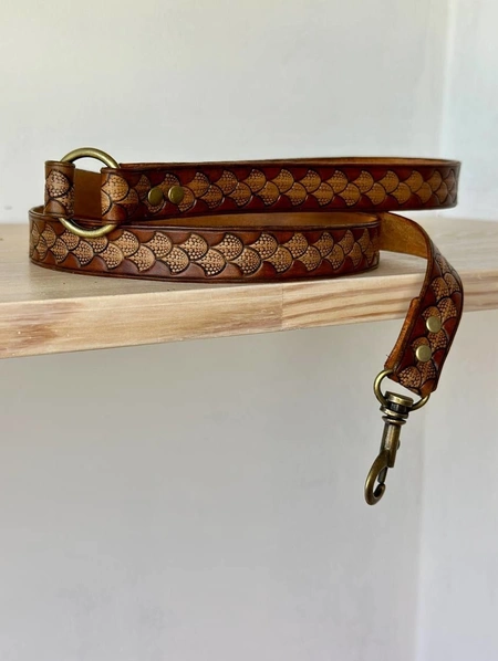 Reljefni kožni povodac