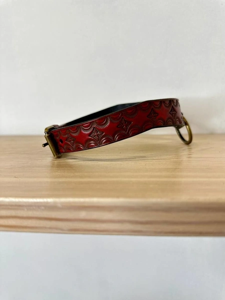 Čoker od prave reljefne kože