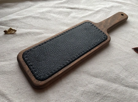 Dvostrani Paddle sa prirodnom kožom i šiljcima, šamar