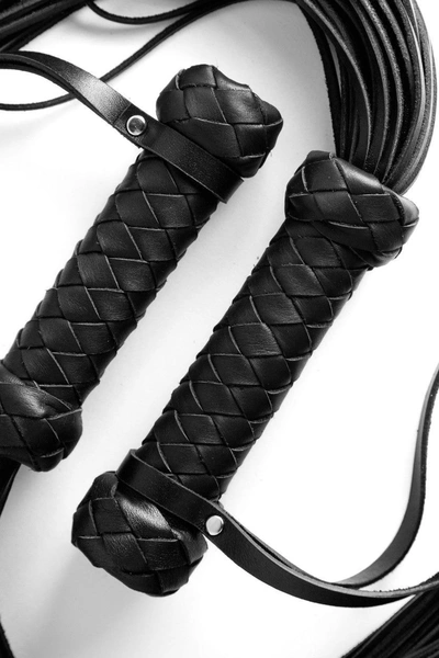 Pleteni bdsm pleteni kožni teški 50 cm