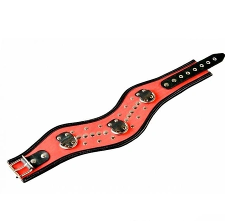 BDSM ogrlica (crvena, crna) (Kod: P27, p27a)