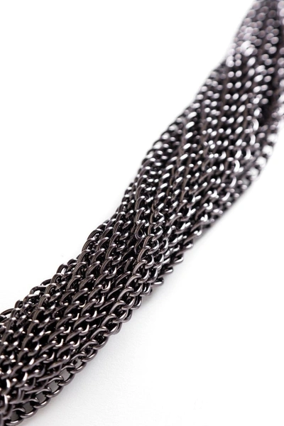 BDSM pletenica od metalnih lanaca - 75 cm