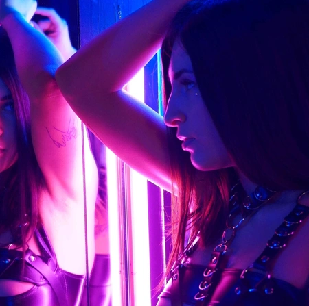 Komplet garter portupai set od prave kože