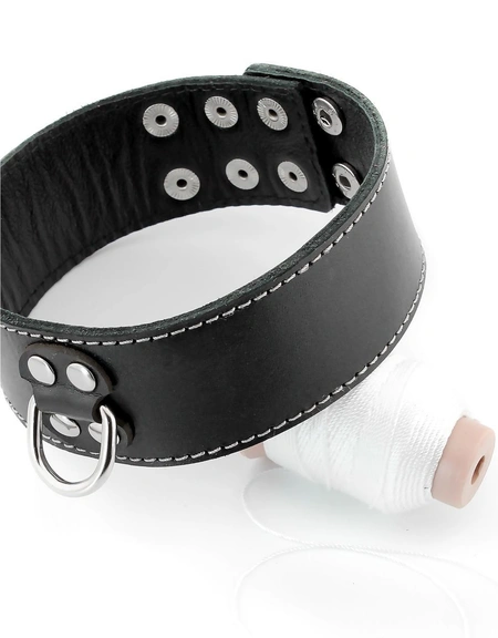 Kožna bdsm ogrlica 18+ za muškarce i žene